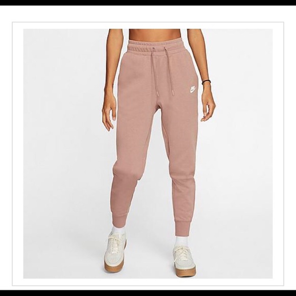pink nike tech fleece joggers